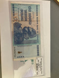 2008 100 trillion Zimbabwe note