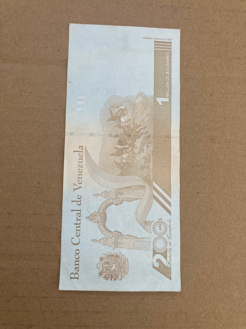 Venezuelan bolivar note